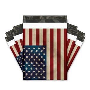 10 pcs Poly mailers 10 x 13 American Flag print